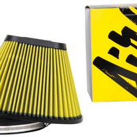 Airaid Universal Air Filter - Cone 6in F x 10-1/4x7-1/4in B x 5-1/2x2-1/2in T x 6-1/2in H -Synthamax