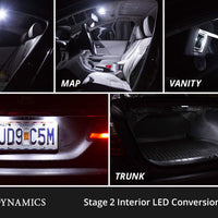 Diode Dynamics 16-22 Toyota Prius Interior LED Kit Cool White Stage 2