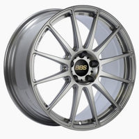 BBS FS 19x8 5x112 ET30 Diamond Silver Wheel - 82mm PFS Required