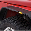 Bushwacker 87-95 Jeep Wrangler Flat Style Flares 2pc Excludes Renegade - Black