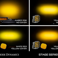 Diode Dynamics SS3 LED Pod Cover Round - Yellow