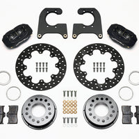 Wilwood Forged Dynalite Rear Drag Kit Drilled Rotor Ford 8.8 Special w/2.50in Offset-5 Lug