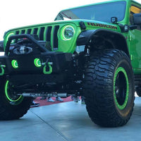 Oracle Jeep Wrangler JL/Gladiator JT LED Surface Mount Fog Light Halo Kit - Green SEE WARRANTY