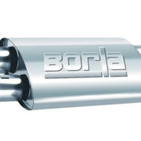 Borla Universal ProXS Muffler - Oval Dual/Dual Inlet/Outlet 2.5in Tubing 19inx4inx9.5in Case