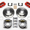 Wilwood Dynapro Low-Profile 11.00in P-Brake Kit - Red New Big Ford 2.36in Offset