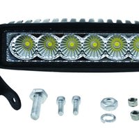 Hella Value Fit Mini 6in LED Light Bar - Flood Beam Pedestal