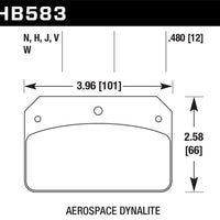 Hawk Ferro-Carbon Black Powder Coat HPS Street Brake Pads - 12mm Pad Thickness