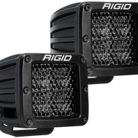 Rigid Industries D Series PRO Midnight Edition - Spot - Diffused - Pair