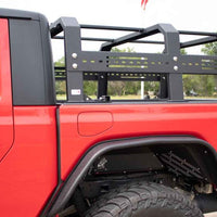 Fishbone Offroad 20+ Jeep Gladiator Bed Rack Full Tackle Rack - Black Powdercoat