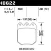 Hawk 13-15 BMW xDrive28i 2.0L / DTC-60 Race Rear Brake Pads