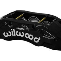 Wilwood Caliper-TX6R- R/H - Black 1.62/1.38/1.38in Pistons 1.38in Disc