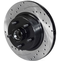 Wilwood Rotor Front SRP Drilled & Slotted Black - 65-69 Ford Mustang 5x4.5BC