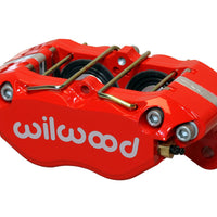 Wilwood Caliper-Dynapro Dust-Boot 5.25in Mount - Red 1.38in Pistons .81in Disc