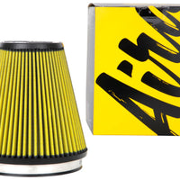 Airaid Universal Air Filter - Cone 6in Flange x 7in Base x 4-3/8in Top x 7in Height - Synthamax