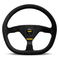 Momo MOD88 Steering Wheel 350 mm -  Black Suede/Black Spokes