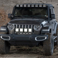 Diode Dynamics Jeep JL SS5 4-Pod CrossLink Grille Lightbar Kit Pro - White Combo