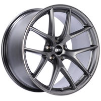 BBS CI-R 20x10 5x112 ET25 Platinum Silver Polished Rim Protector Wheel -82mm PFS/Clip Required