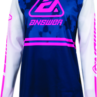 Answer 23 Arkon Trials Jersey Blue/White/Magenta Womens - XS