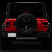 Raxiom 18-22 Jeep Wrangler JL LED Tail Lights- Black Housing (Smoked Lens)