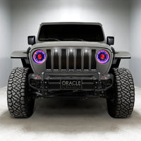 Oracle Pre-Runner Style LED Grille Kit for Jeep Wrangler JL - White SEE WARRANTY