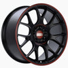 BBS CH-R Nurburgring Edition 19x9.5 5x120 ET35 Satin Black/Red Lip Wheel - 82mm PFS/Clip Req.