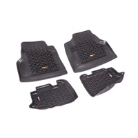 Rugged Ridge Floor Liner Front/Rear Black 1997-2006 Jeep Wrangler TJ