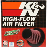 K&N Universal Air Filter - Round Straight 4in Flange ID x 7in OD x 6in Height