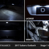 Diode Dynamics 15-19 Subaru Outback Interior LED Kit Cool White Stage 2