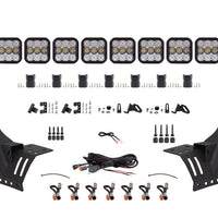 Diode Dynamics Jeep JL SS5 Sport CrossLink Windshield - White Combo Lightbar Kit