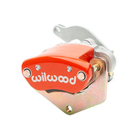 Wilwood Caliper-MC4 Mechanical-L/H - Red w/ Logo 1.19in Piston .81in Disc