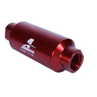 Aeromotive In-Line Filter - (AN-10) 10 Micron Microglass Element Red Anodize Finish