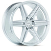 Vossen HF6-2 20x9.5 / 6x135 / ET15 / Deep Face / 87.1 - Silver Polished Wheel