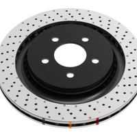 DBA 2022 Subaru WRX Front 4000 Series Drilled Rotor