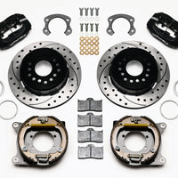 Wilwood Forged Dynalite P/S Park Brake Kit Drilled Ford 8.8 Special w/2.50in Offset-5 Lug