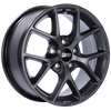 BBS SR 16x7 5x112 ET48 Satin Grey Wheel -82mm PFS/Clip Required