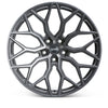 Vossen HF-2 20x10 / 5x120 / ET45 / Deep Face / 72.56 - Tinted Matte Gunmetal Wheel