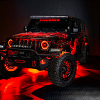 Oracle Jeep Wrangler JK/JL/JT High Performance W LED Fog Lights - ColorSHIFT - Dynamic SEE WARRANTY