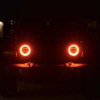 Oracle Jeep Wrangler JL/Gladiator JT LED Surface Mount Headlight Halo Kit - White SEE WARRANTY