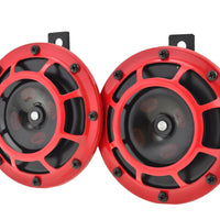 Hella Supertone Horn Kit 12V 300/500HZ Red (003399803 = 003399801)