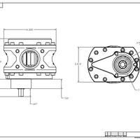 Aeromotive Spur Gear Fuel Pump - 3/8in Hex - 1.20 Gear - 25gpm