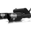 Gibson 18-22 Jeep Wrangler Sport 3.6L 2.5in Patriot Skull Series Cat-Back Dual Exhaust - Blk Ceramic