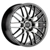 Enkei EKM3 17x7 5x114.3 38mm Offset 72.6 Bore Diameter Hyper Silver Wheel