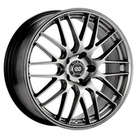 Enkei EKM3 18x8 5x112 Bolt Pattern 35mm Offset 72.6 Bore Dia Performance Hyper Silver Wheel