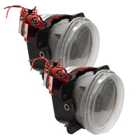 Oracle Lighting 10-15 Jeep Wrangler JK Pre-Assembled LED Halo Fog Lights -Red SEE WARRANTY