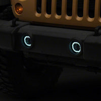 Raxiom 18-23 Jeep Wrangler JL Axial Series Angel Eye LED Fog Lights