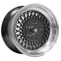 Enkei92 Classic Line 15x7 38mm Offset 4x100 Bolt Pattern Black Wheel