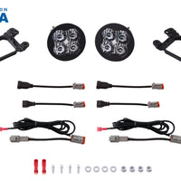 Diode Dynamics SS3 LED Pod Max Type M Kit - White SAE Fog