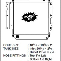 CSF 05-06 Jeep Wrangler Radiator