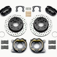 Wilwood Dynapro Lug Mount P/S Park Brake Kit Drilled Big Ford New 2.38in Off Bronco 5 x 5.50