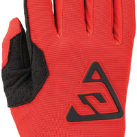 Answer 25 Peak Gloves Black/Red - XS